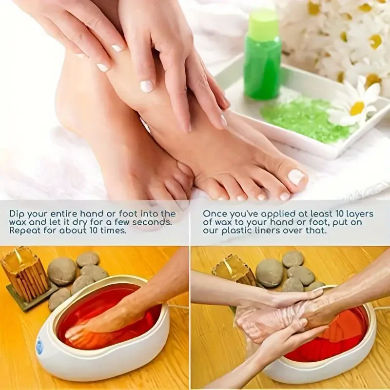 Transparent Disposable Foot Bags Detox SPA Covers Pedicure Prevent Infection Remove Chapped Bath Wipe Foot Care Tools 100PCS/bag image 4