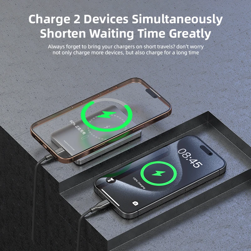 VYVYLABS CCC قوة البنك 5000mAh شاشة ديجيتال 3C شهادة 40000mAh شحن سريع بطارية خارجية آيفون 17 ماك بوك