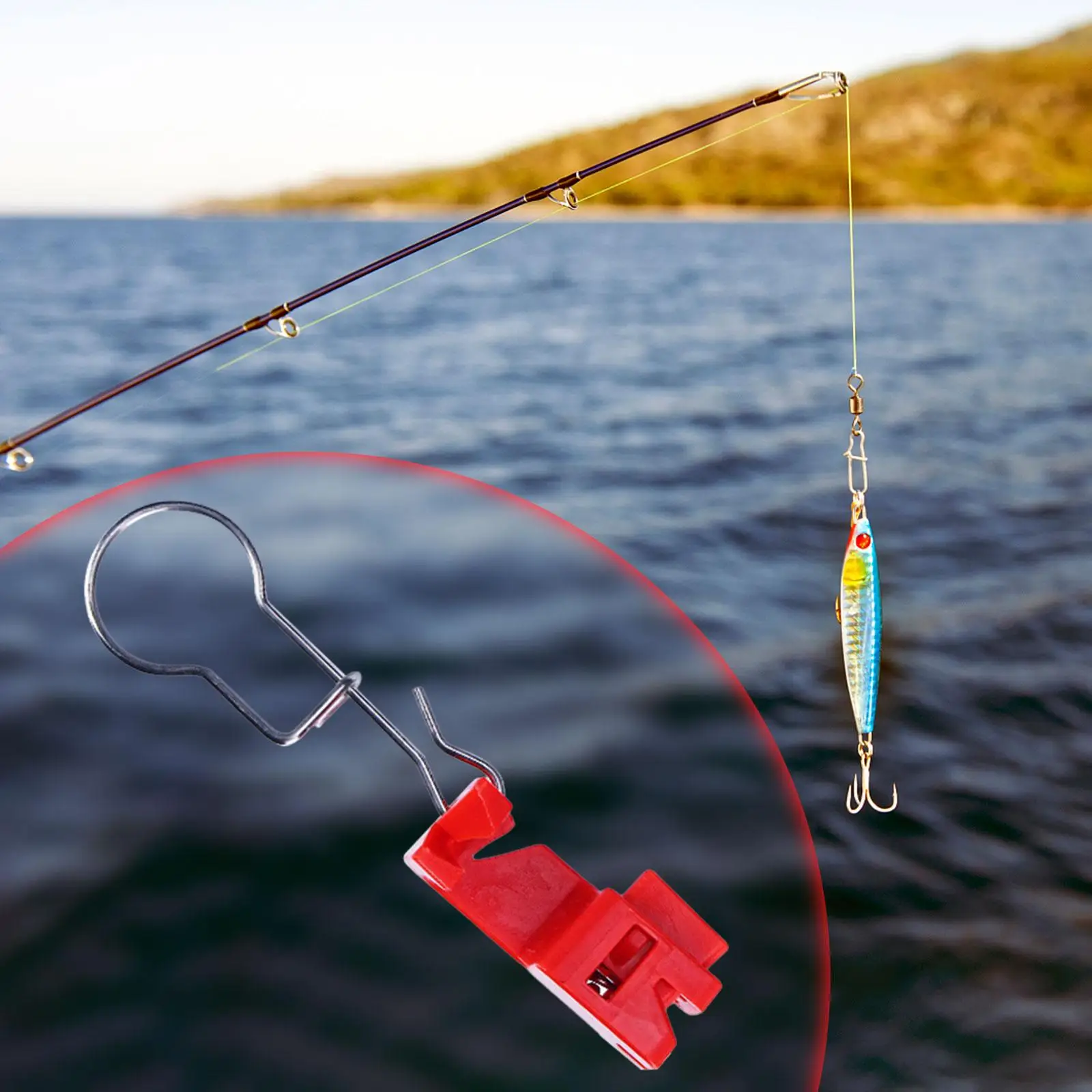 Downrigger Release Clip Fishing Gear for Trolling Outrigger Offshore Fishing