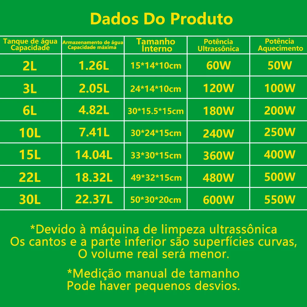 Unmui-Limpador Ultrassonico Digital Com Aquecimento, Alta Frequência Cuba Ultrassônica, Aço inoxidável Ultrassom Limpeza, 220v 40khz