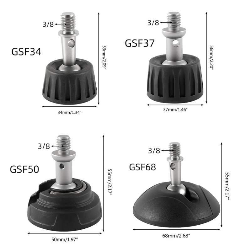 Универсальный штатив с резиновыми ножками, монопод с ножкой 3/8 дюйма, винтовой порт, аксессуары для фотосъемки, штатив-Монопод