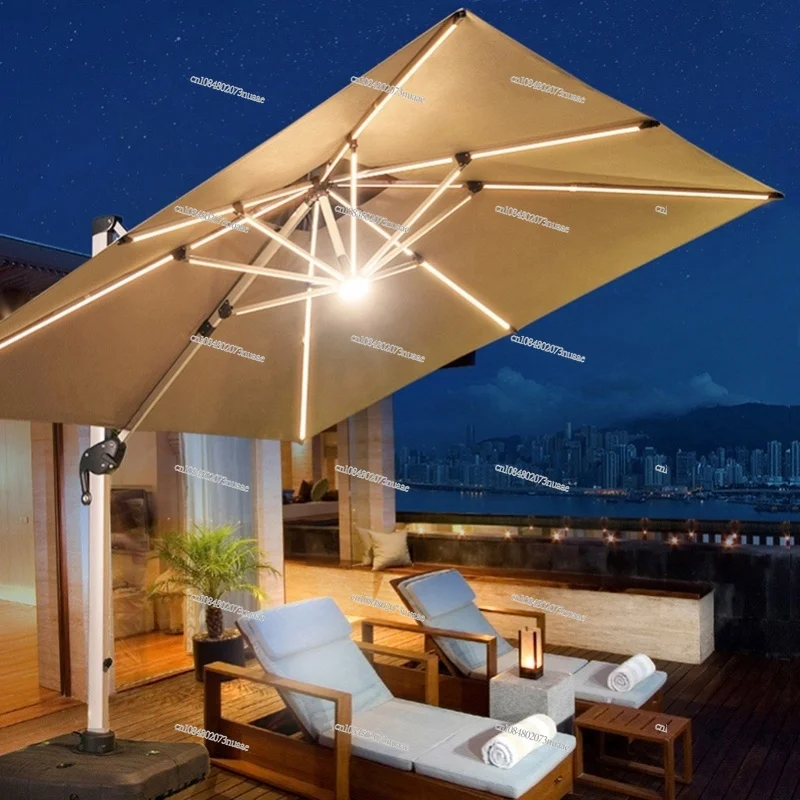 Outdoor Roman Umbrella for Garden, Sunshade, Big Umbrella, Large Sun Villa