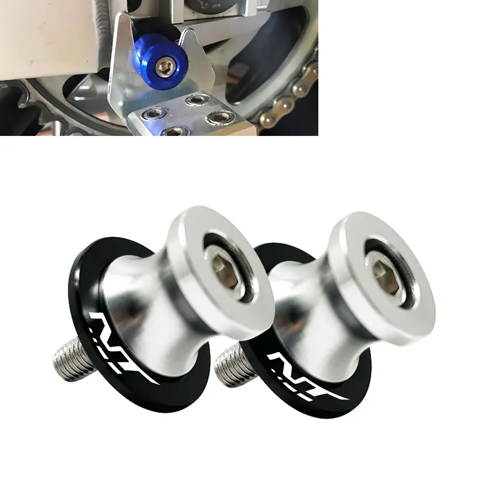 

8MM Stand Screws For Honda NT1100 NT 1100 DCT Motorcycle Accessories M8 Swingarm Slider Spools LOGO