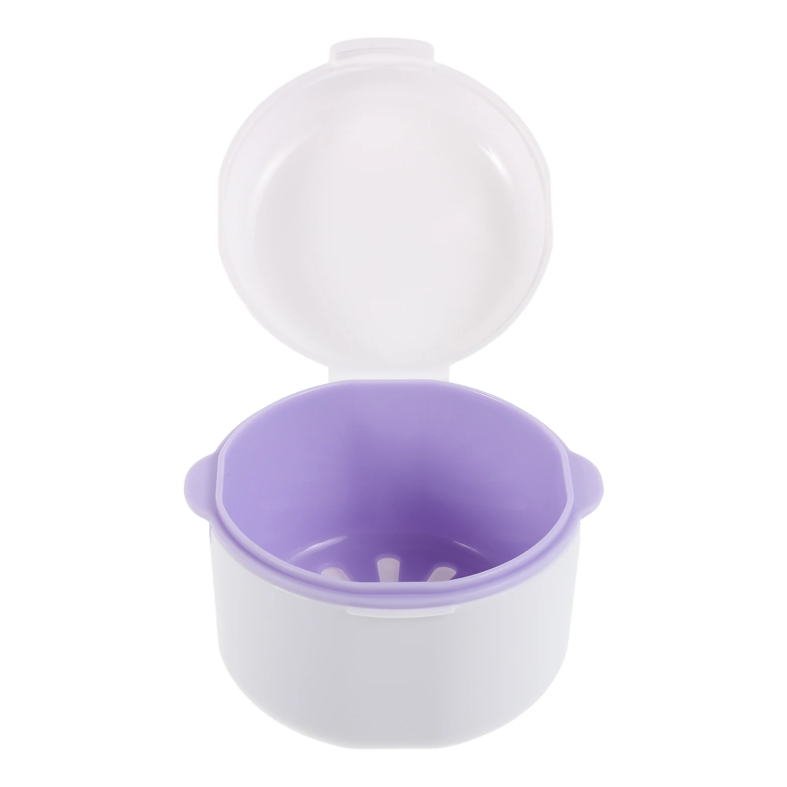 

Small Teeth Case Portable Denture Storage Box Dental Brace Storage Box For Braces Care Travel Leak-Proof Holder