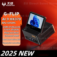2025 NEW AOOSTAR G-FLIPMini host Ryzen A19-HX370 high-performance nimipc high computing power AI 5-inch display Portable host
