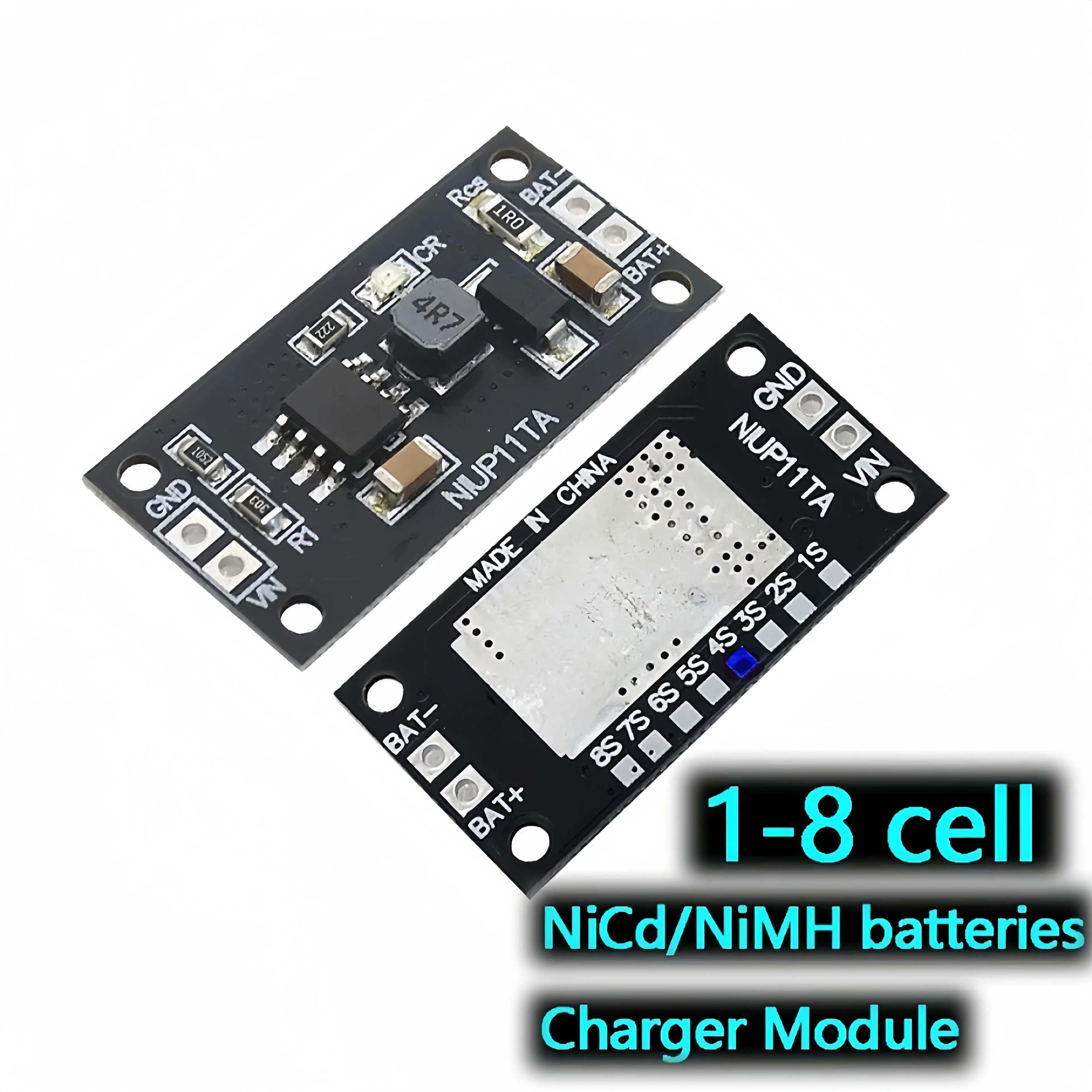 1-8 Cell 1.2V 2.6V 4.8V 6V 7.2V 8.4V 9.6V NiMH NiCd Battery Dedicated Charger Charging Module Board