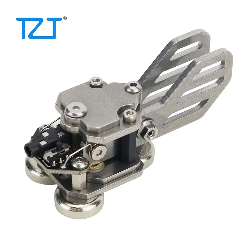 TZT CCZ 711 Pro الجيل الثاني مفتاح مورس CW مع ردود فعل القوة المغناطيسية + مدرب HAMCUBE Mini CW