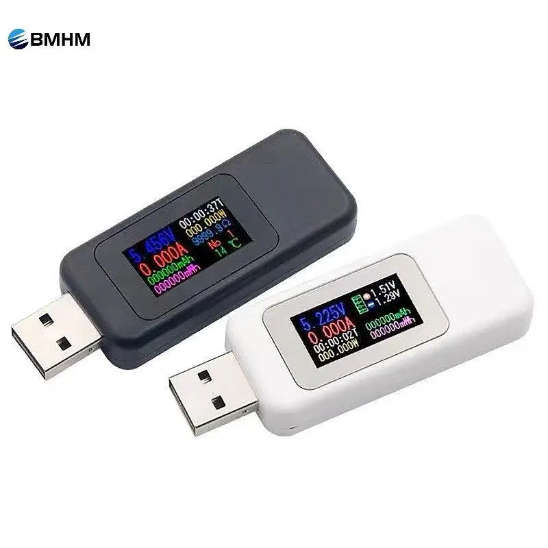 10 in 1 USB Tester DC Digital Voltmeter Amperimetro Current Voltage Meter Amp Volt Ammeter Detector Power Bank Charger Indicator