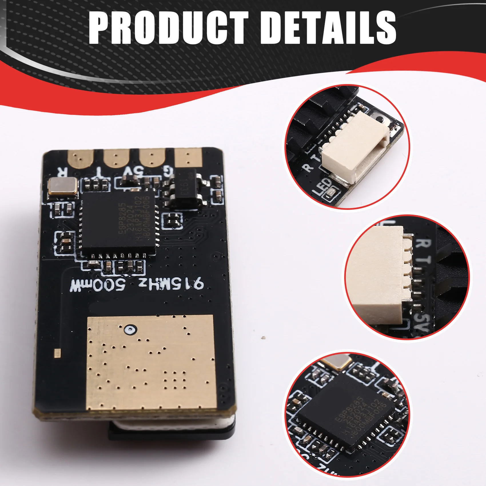 

Приемник AS95-ELRS Nano 868M PA500 с чипом PA высокой мощности 500 мВт, 25 Гц/200 Гц для DIY RC FPV квадрокоптеров, дальнобойных фристайл-дронов