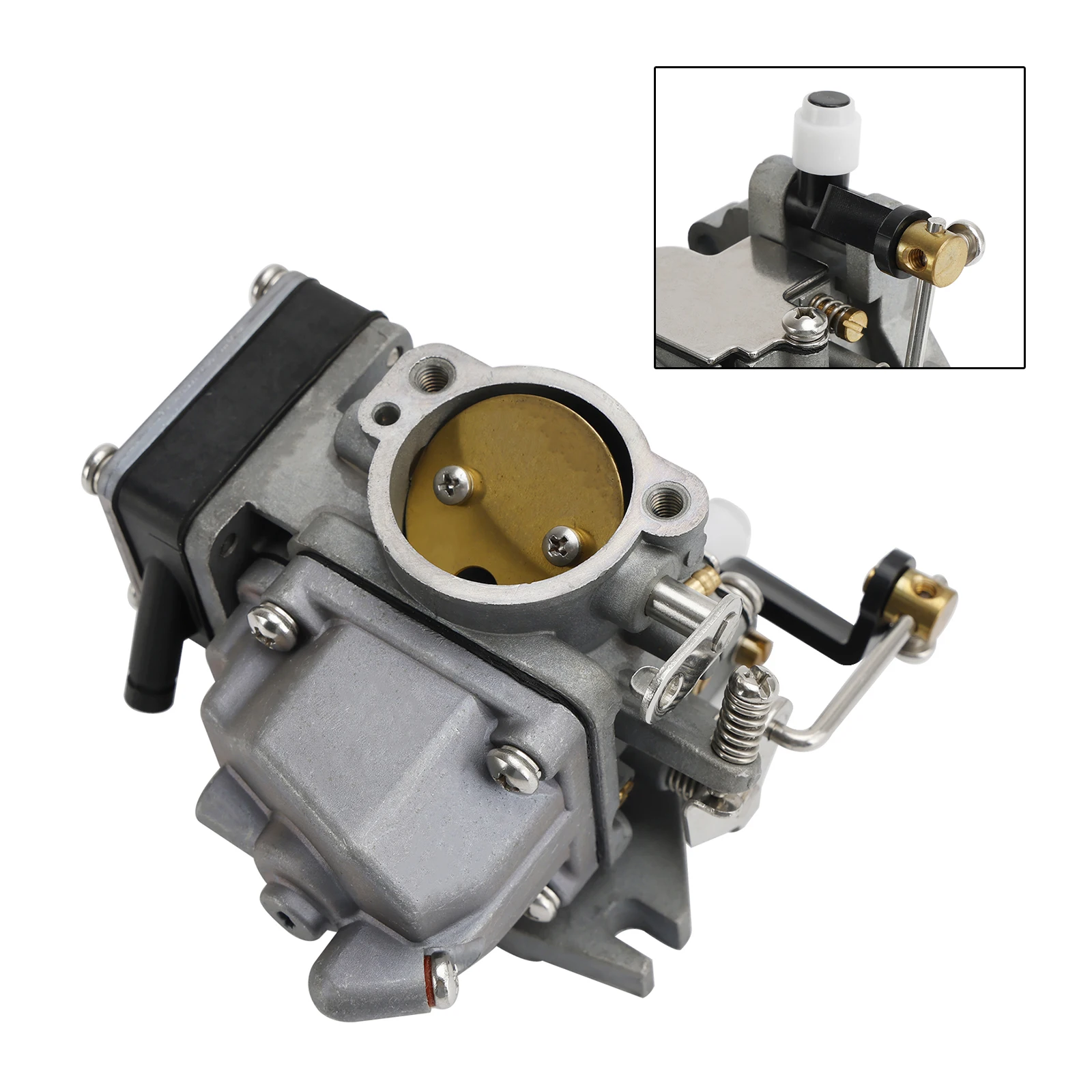 

Topteng Carburetor Carb fit for Yamaha outboard motor 2-storke 8HP E8DMH 677143010800