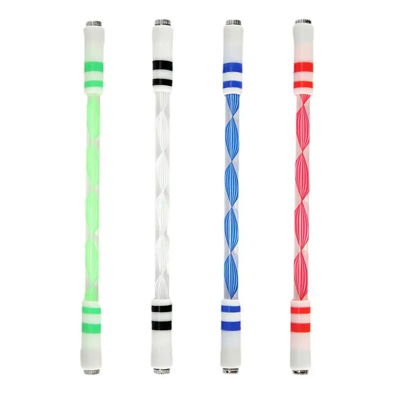 

Spinner Pen Fidget Pen Toy with Led Light Fingertip Gyro Acrylic Shatter-Resistant Rolling Pen for Adults Kids Students Children