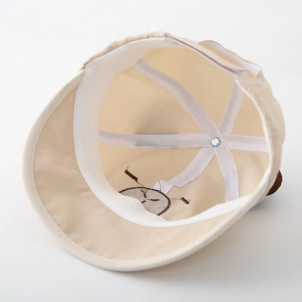 

Korean Spring Summer Baby Bucket Hat Soft Thin Cute Capybara Newborn Bonnet Short Brim Boys Girls Sunscreen Hat 1-3y