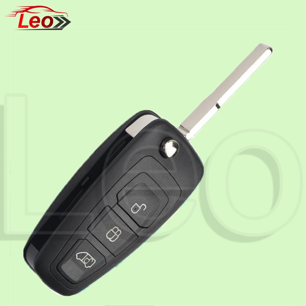Leo Car Flip Remote Key For Ford Transit Custom Tourneo 2015+ FCC:GK2T-15K601-AB/AA 433MHz ID:49CHIP