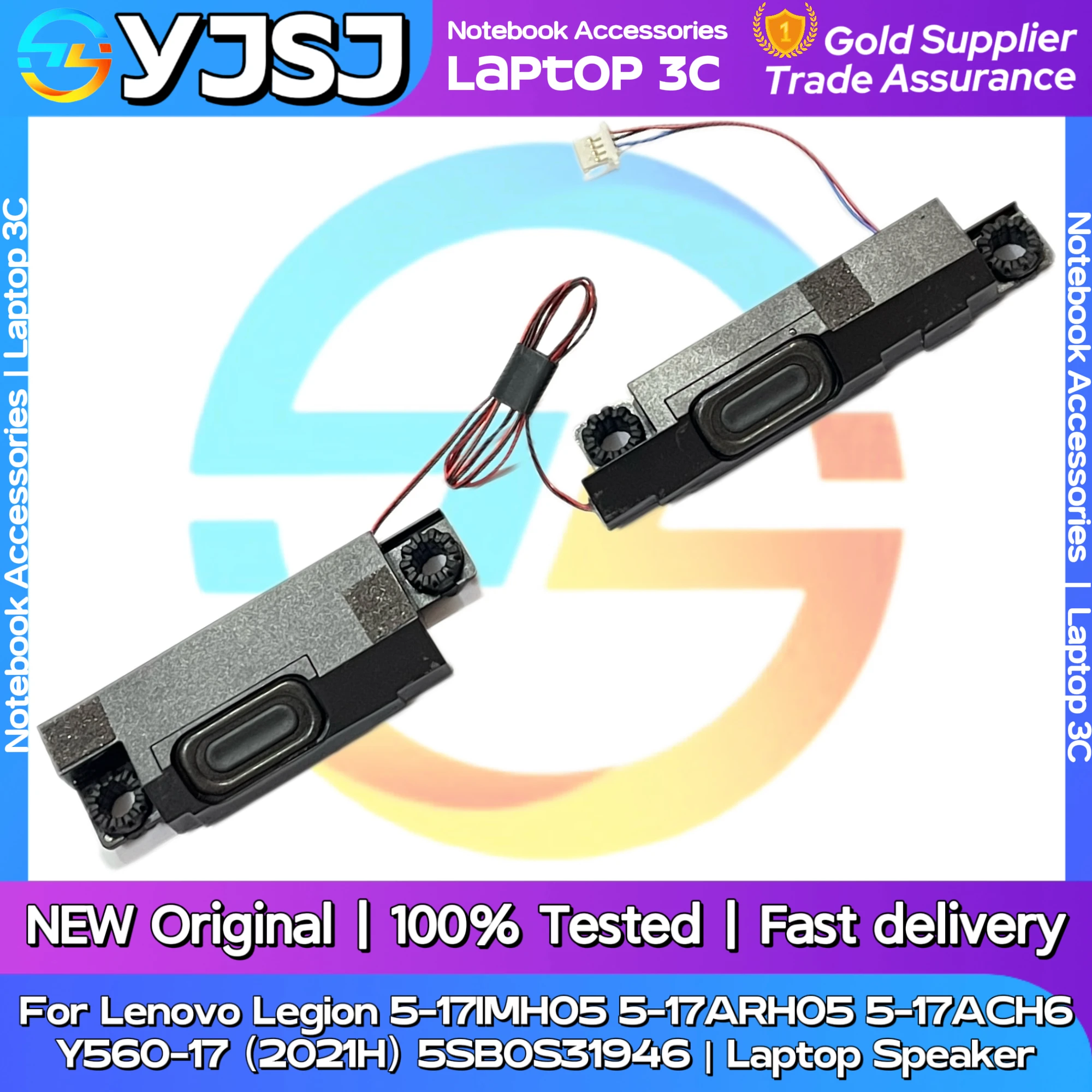 New Original Laptop Speaker Built-in Horn Audio For Lenovo Legion 5-17IMH05 5-17ARH05 5-17ACH6 Y560-17  2021H  5SB0S31946