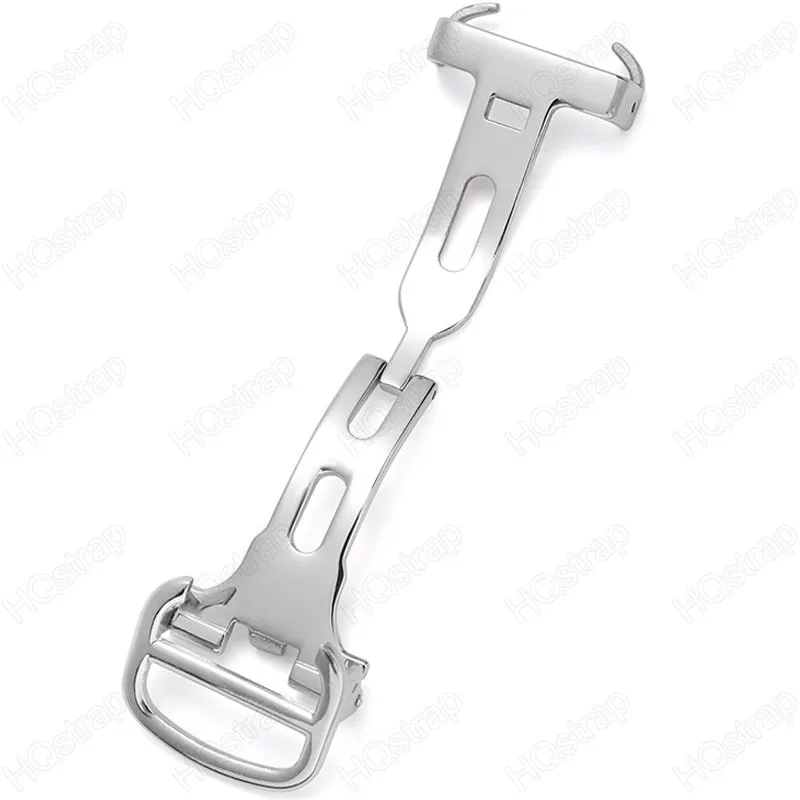 Folding Buckle for Cartier Watch Buckle Stainless Steel 16mm 18mm 20mm 14mm Strap Clasp Silver Watches Accessories image 4