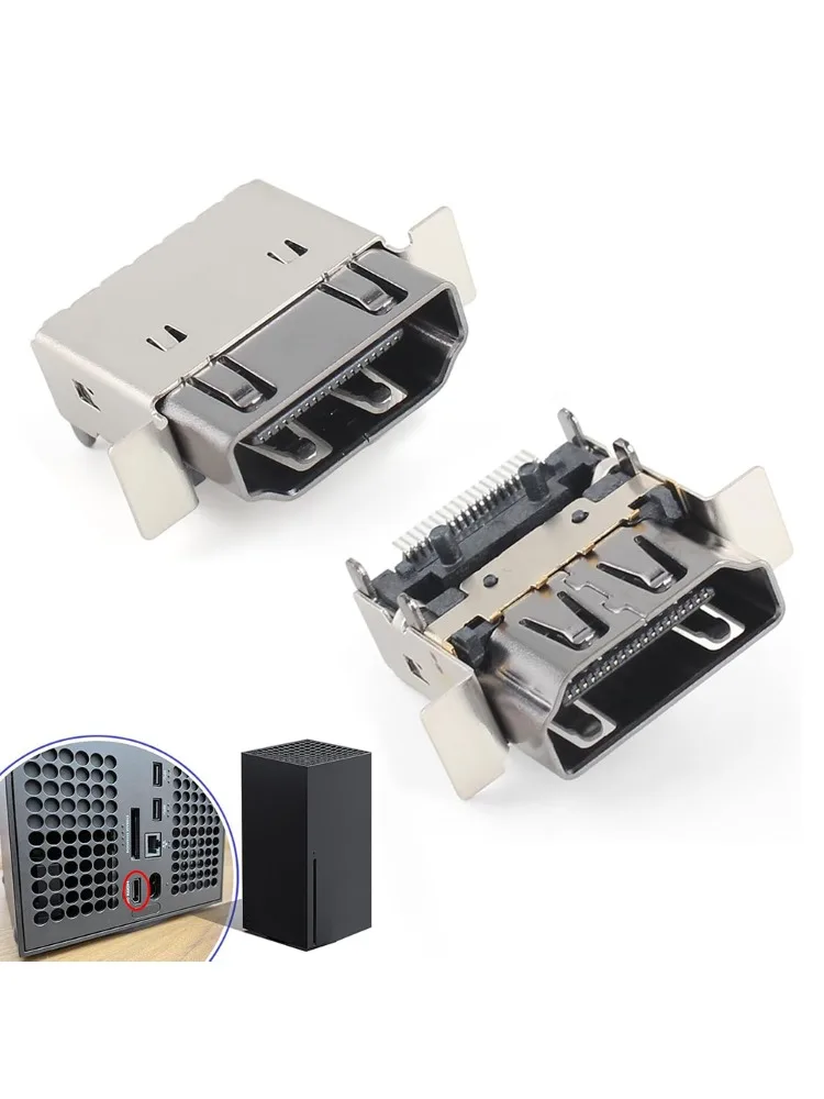 Port HDMI do Xbox Series X Część zamienna do naprawy Wysokiej jakości złącze interfejsu HDMI Gniazdo Akcesoria do konsoli Xbox Series X — zdjęcie produktu 7