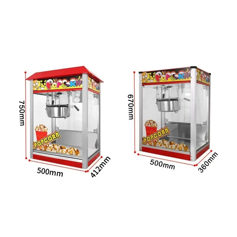 Electric popcorn machine, automatic corn puffer, multi-function and multi-scene available
