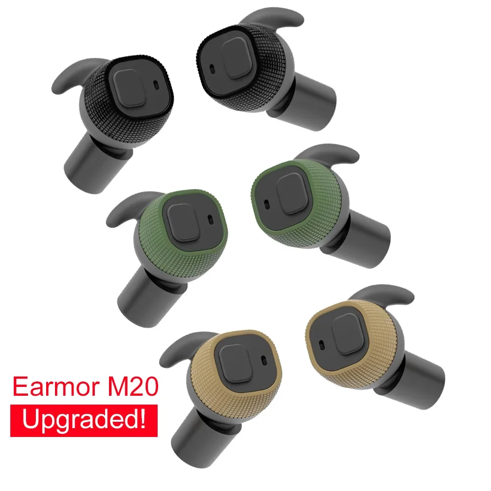 M20 Electronic Earplug Tactical Noise Reduction Earplug for Shooting Training / Law Enforcement High-noise Environments