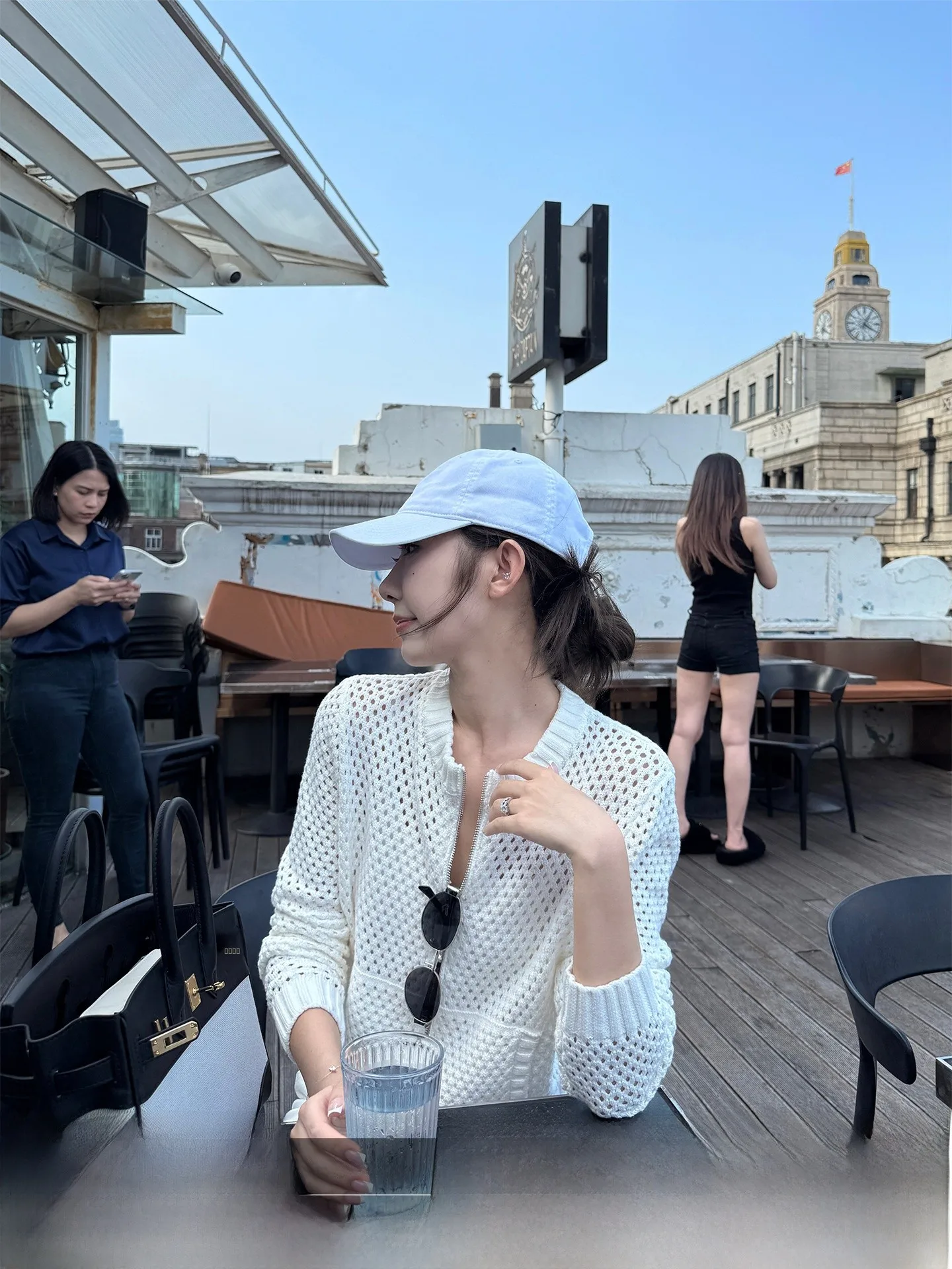 

4PRIL вязаный длинный кардиган на молнии све, женский облегающий круглый свитер с открытой передней частью, верхняя одежда на осень