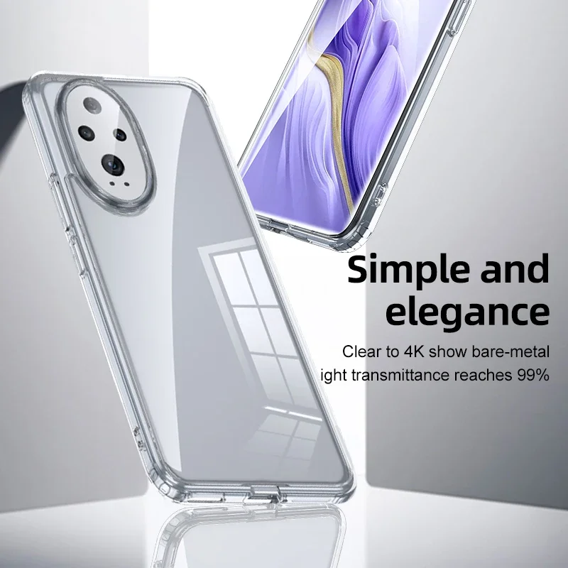 

Матовые прозрачные противоударные чехлы для Honor X9B 90 300 X9C Smart 200 Pro, силиконовый защитный мягкий чехол с защитой от падения, чехол для телефона