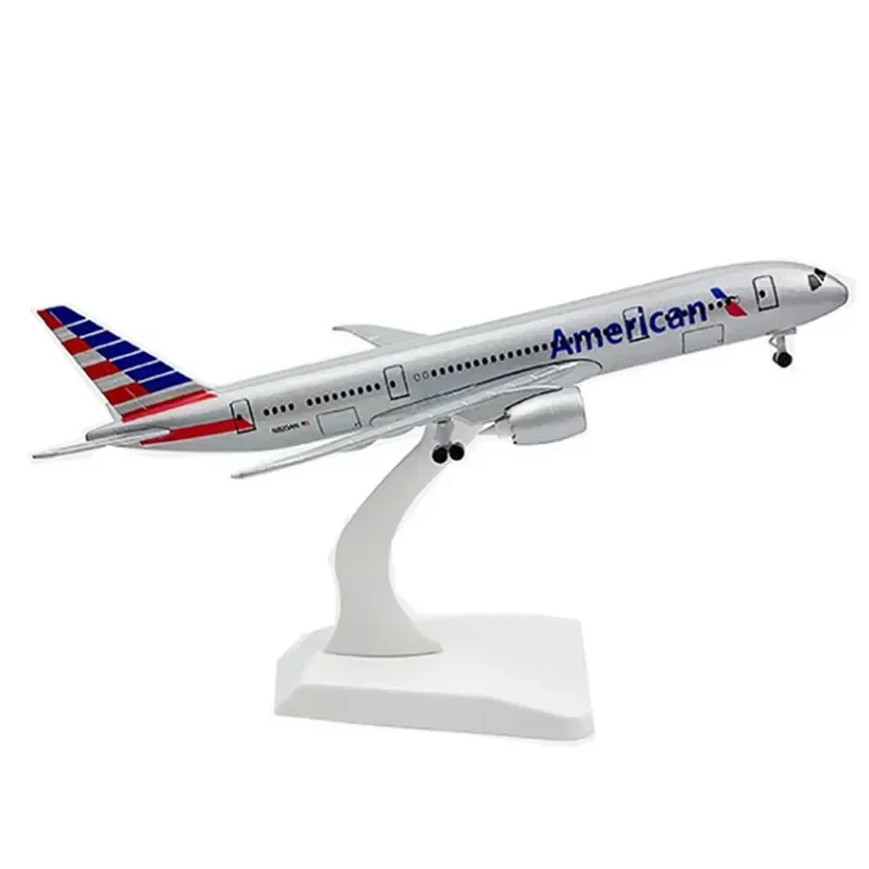 Promotional Business Gift Diecast Alloy Material Airplane Model 1/200 B787 with Gear Alloy Metal Diecast Aircraft model plane