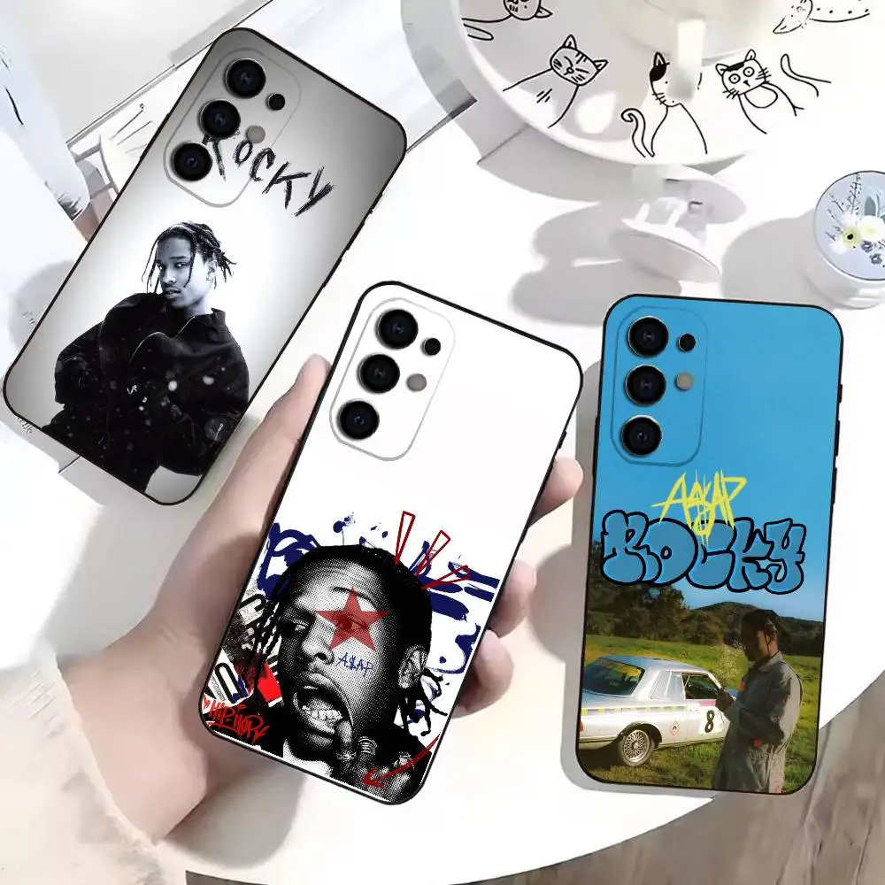 Rapper A-AP Rocky  Phone Case Black Silicone Soft For Samsung S25,S24,S21,S22,S23,S30,Ultra,S20,Plus,Fe,Lite