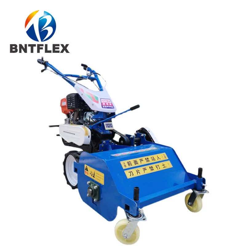 Diesel engine 12hp Small self-propelled grass cutting and returning to the field weeding electric starter Hand-held grass cutter