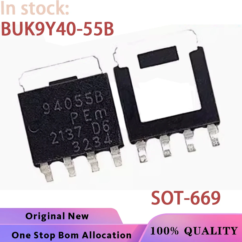 

(10-100PCS) 100% New BUK9Y40-55B 94055B sot-669 ic bga Chipset