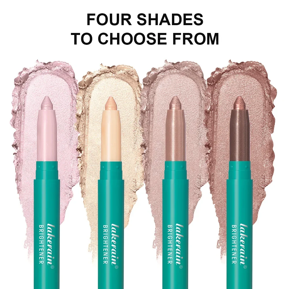 Barra de sombra de ojos, abrillantador de ojos brillante, textura suave cremosa, resistente al agua, brillo duradero, maquillaje fácil de aplicar