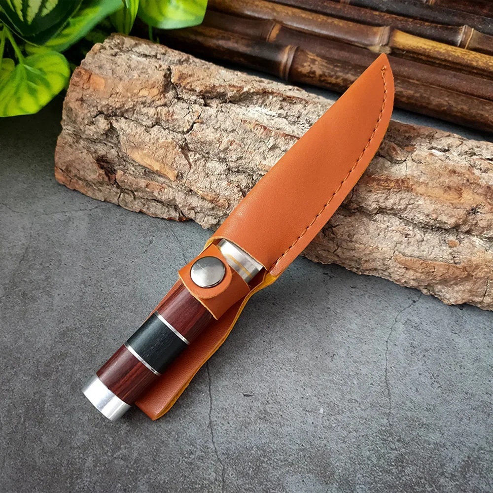 Kitchen Knife Stainless Steel Chef Butcher Fishing Fillet Knife Wood Handle Meat Cleaver Butcher Knife Slicing Cooking Tools