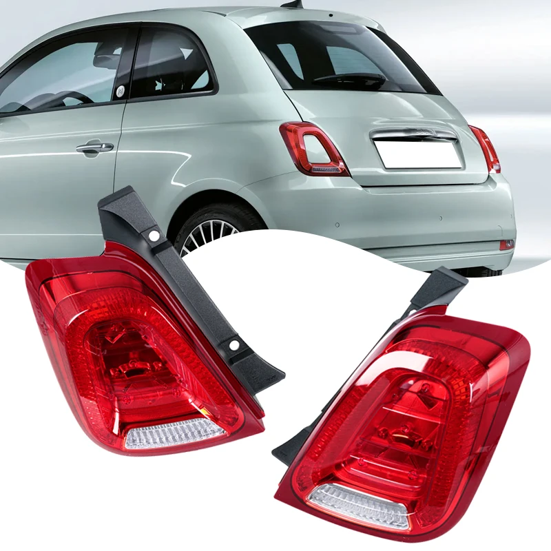 

Задний фонарь для Fiat 500, поворотный мигающий свет, фонарь заднего хода, стоп-сигнал, дальний свет, предупреждающий сигнальный светильник, аксессуары