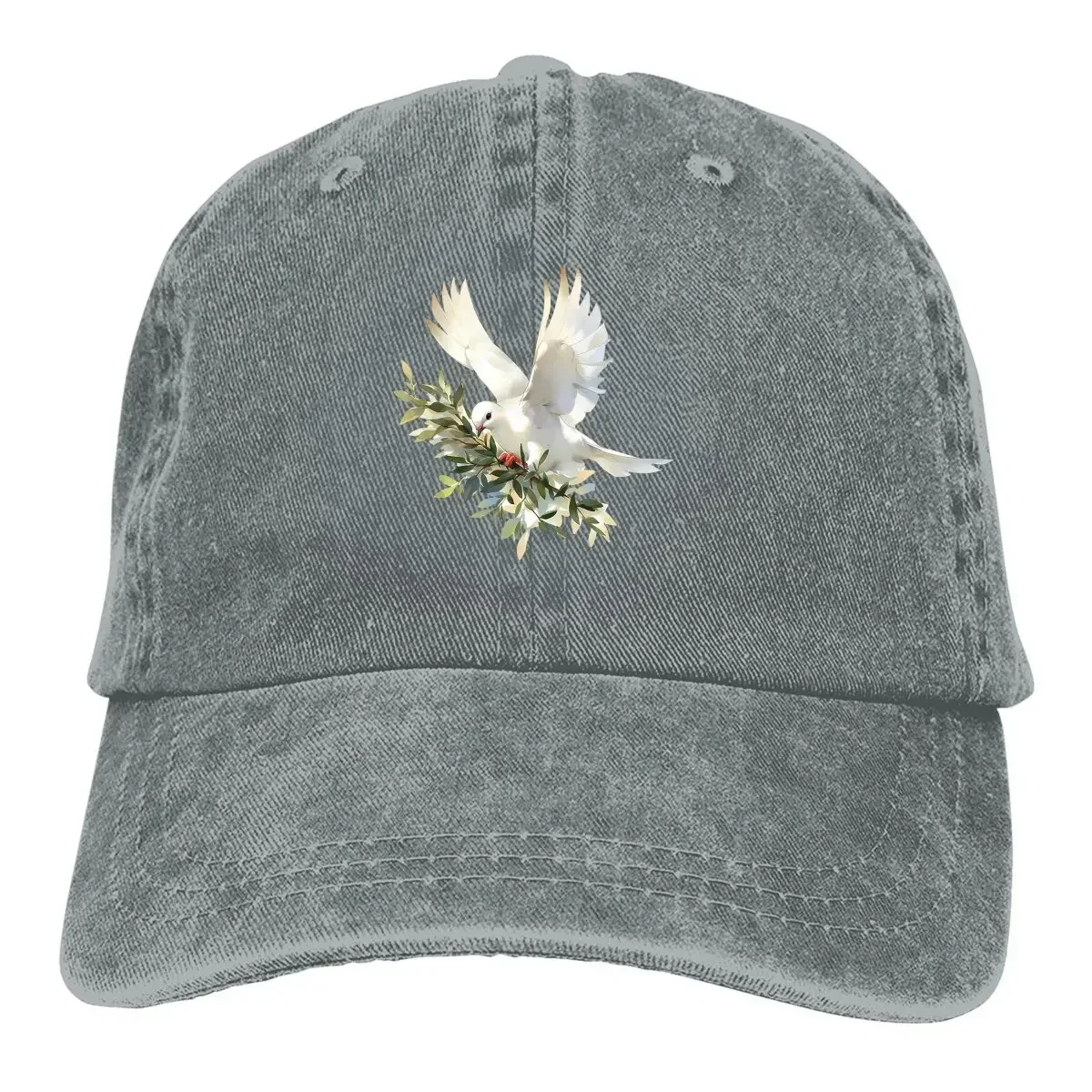 Summer Cap Sun Visor Watercolor Hip Hop Caps Peace Dove Cowboy Hat Peaked Hats