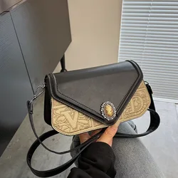 Haftowana torba Crossbody w stylu Vintage z unikalnym designem nowe modna torba na ramię torby Crossbody dla kobiet