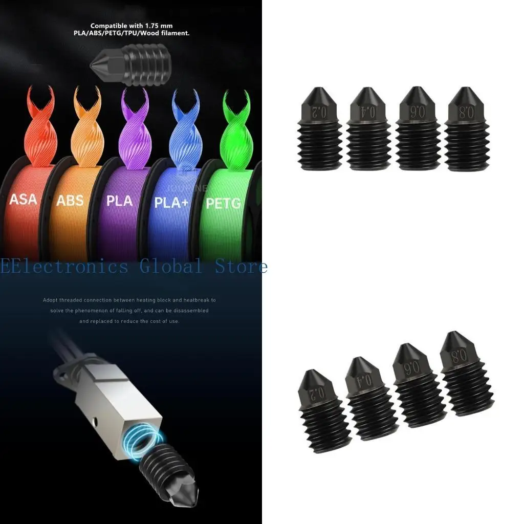 

План термостойкости пары стальных сопел Expert 462B для третьего поколения Горячие выводы Снижение риска засорения