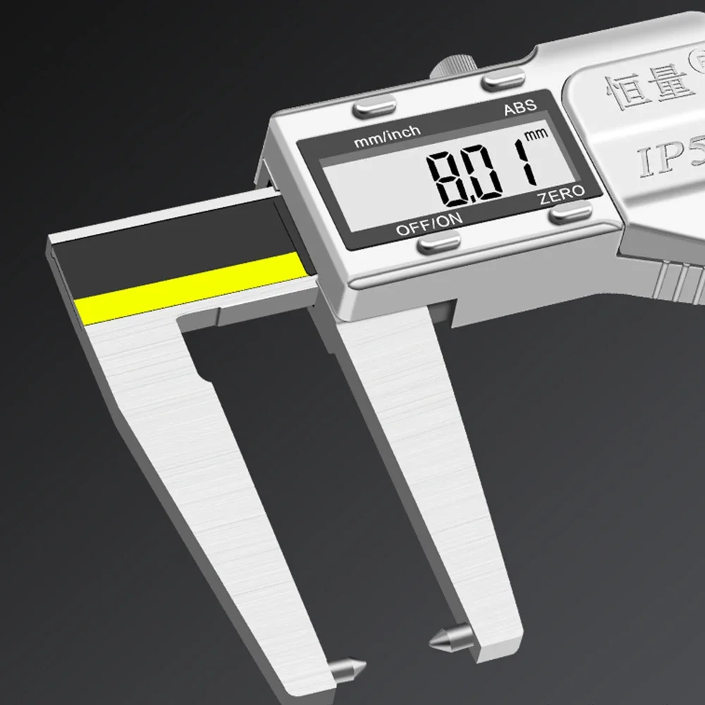 Premium External Groove Tip Digital Caliper Brake Disc Wear Measurement Tool Brake Pad Thickness Measurement Vernier Caliper