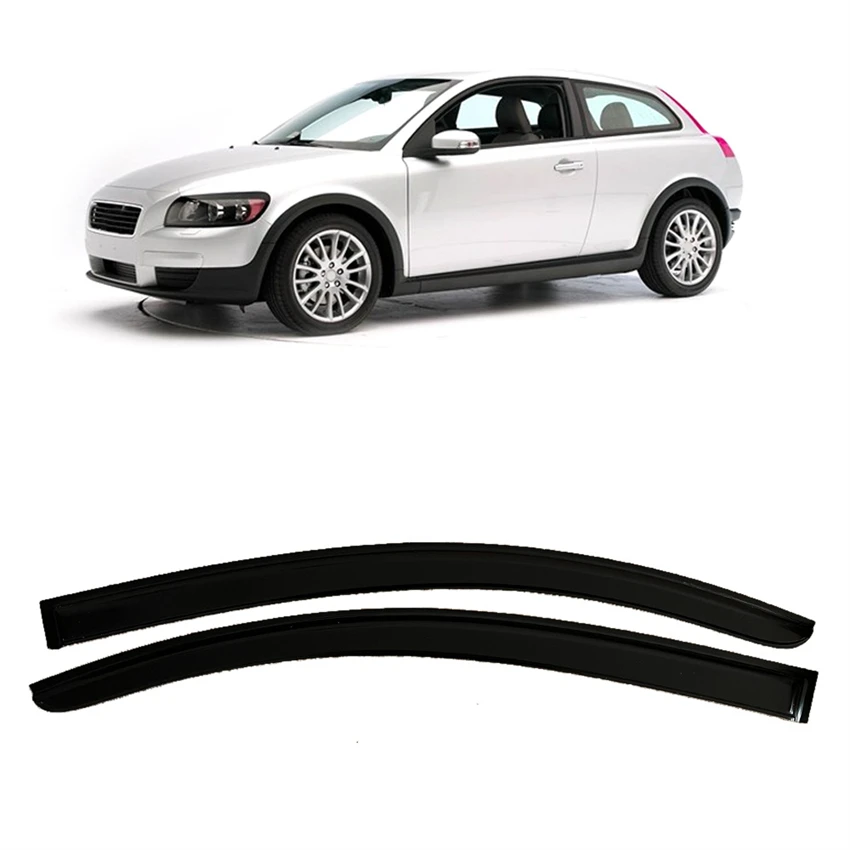

Window Visor For VOLVO C30 2008 2009 2010 2011 2012 2013 Weathershield Sun Rain Deflector Guard Car Window Deflector