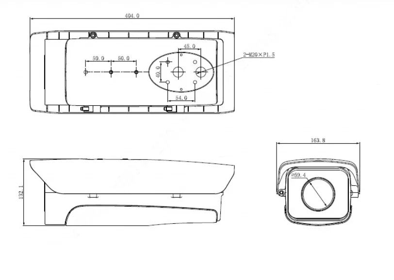 

New 14inch Waterproof Led Ctv Camera Housing Enclosure Heater Cooler Cctv Accessories Manufacturer