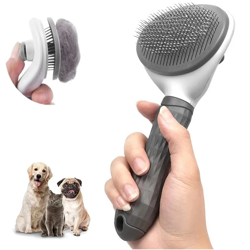 Pet Comb Stainless Steel Comb Grooming Tools Cats Products for Pets Vacuum Cleaner Dogs Brush Small Items Back Scratcher Combs