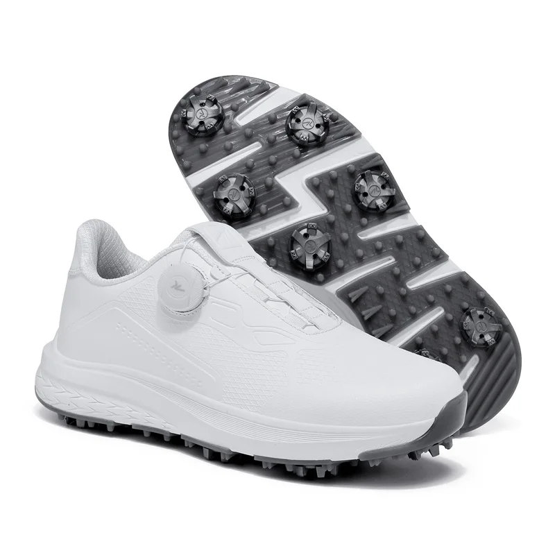

Waterproof New Golf Shoes Men Professional Golfers Sneakers Non Slip Luxury Male Golfing Walking Footwears 35-47