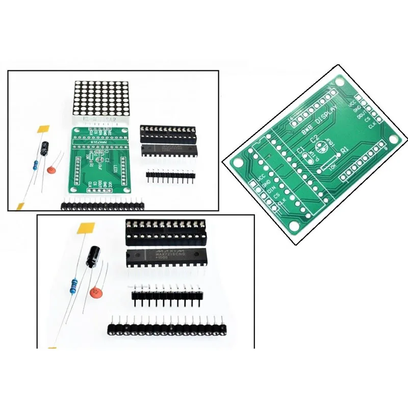 MAX7219 dot matrix module display module DIY kit microcontroller control module