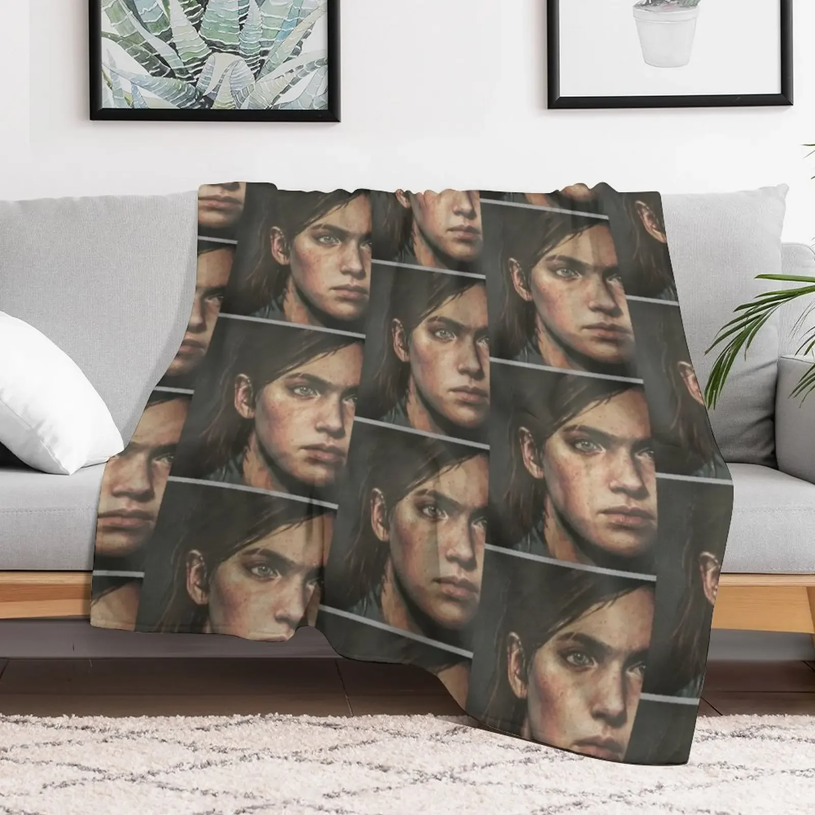 Ellie Throw Blanket Single For Baby Sofa anime Blankets