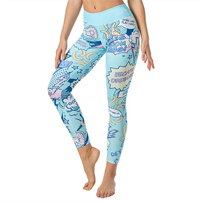 Leggings sport women fitness Seamless Print Yoga Pants leggings for fitness Running Sports pants Fitness Slim Gym Leggings 2024