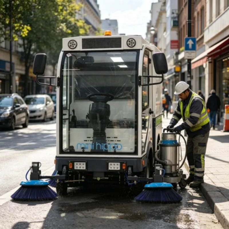 Electric Street Cleaning Sweeper Vacuum Sweeping Truck Cleaning and Sweeping Vehicle Factory Direct Electric Sweeper