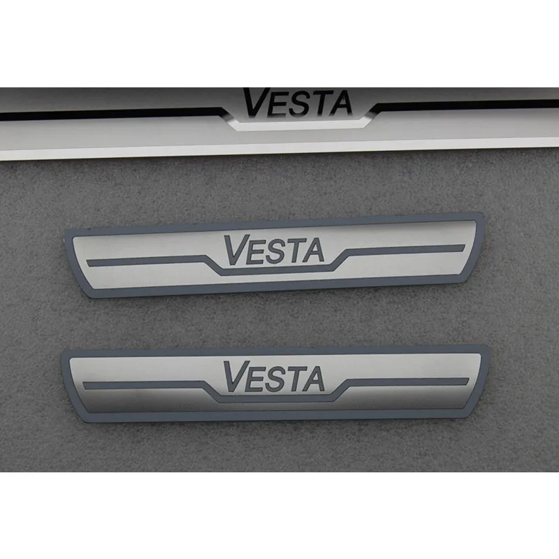 Protector de placa de desgaste para coche, adhesivo para lateral de puerta, para Lada Vesta Cross Concept, 2015-2016, 2017, 2018, 2019