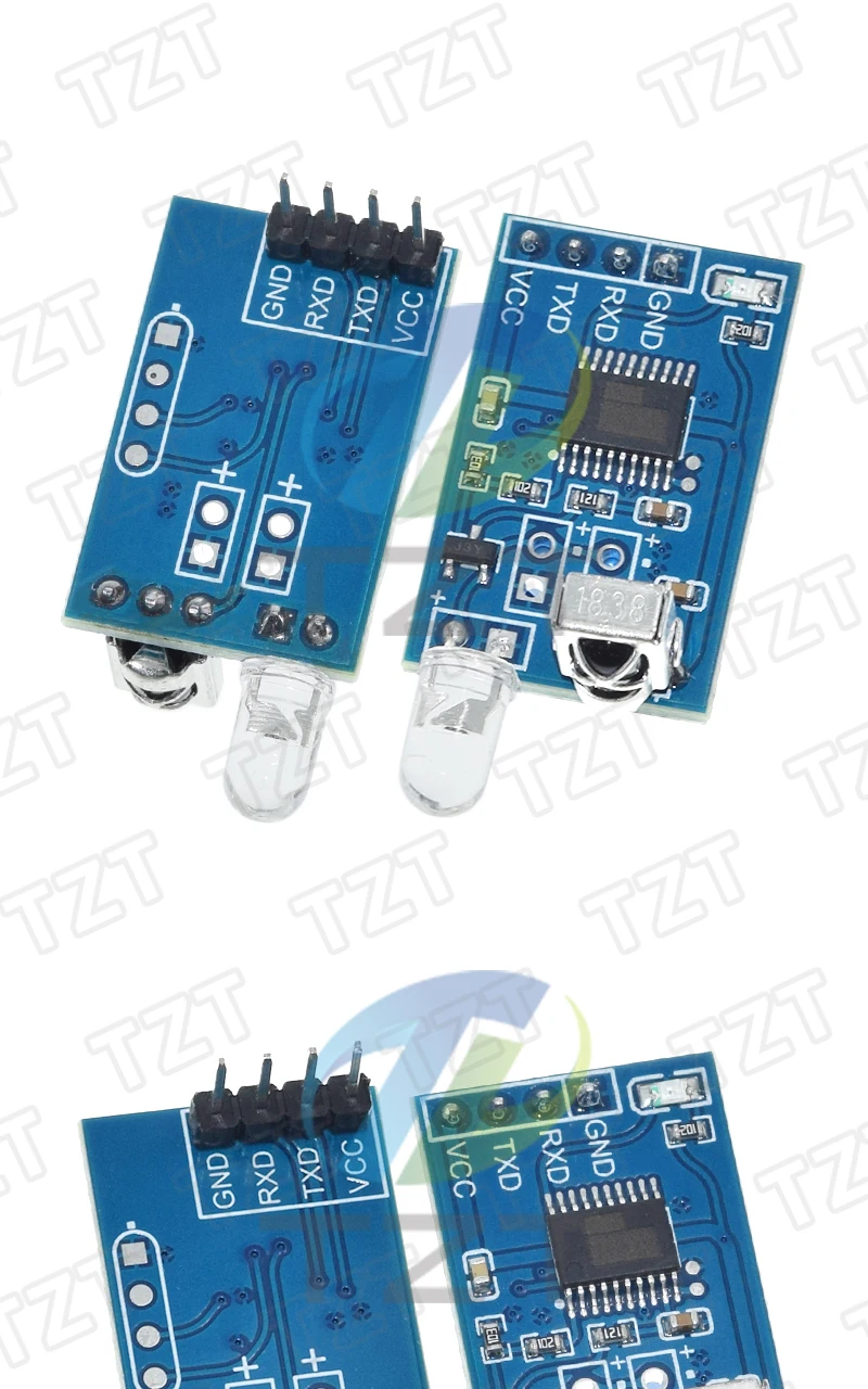 TZT 1/3 Stück 5V IR Infrarot-Fernbedienungs-Decoder Kodierender Sender-Empfänger Drahtloses Modul Qualität auf Lager für Arduino – Detail 4