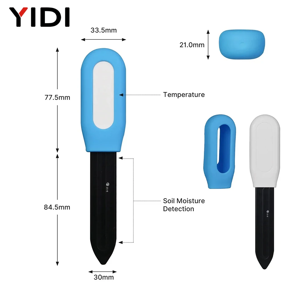 Tuya ZigBee Wireless Soil Moisture Meter Temperature Humidity Tester & Wireless Gateway Smart App Monitor Detector for Garden