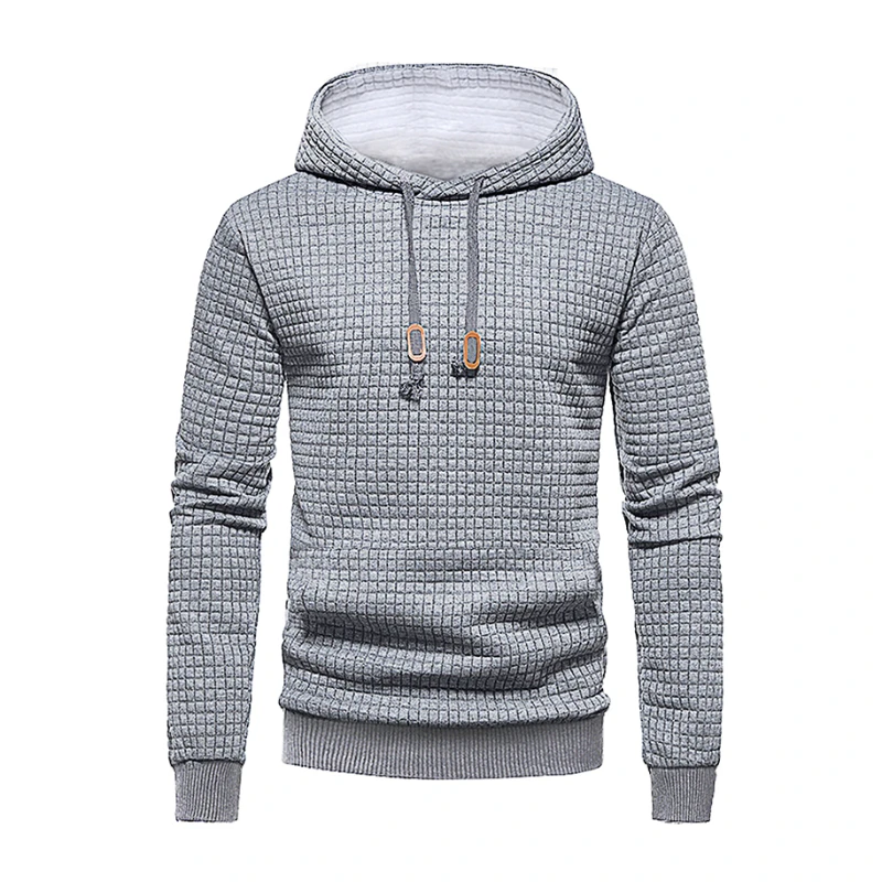 New men\'s hooded pullover fall casual Slim long-sleeved warm men\'s sweater knit sweater loose tops outdoor sports men\'s clothing