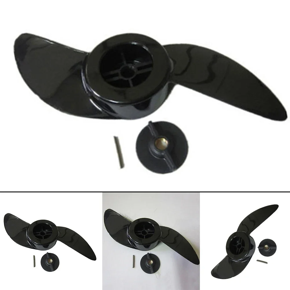 SPORTFUNSF Accessories Two-blade Propeller 1PCS About 140g Black ET34 Electric Motor Electric Motors Propeller Watersnake