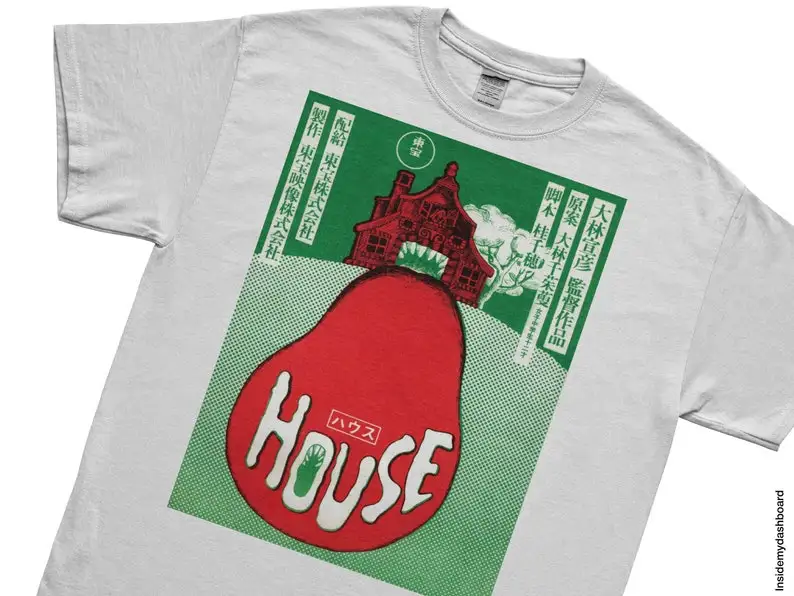 Hausu/House (1977) Japanese Poster T-Shirt, Cult Classic Horror Merch, Horror Graphic Tee, Hausu Tee, House Tee