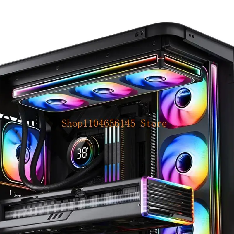 

652F Advanced 120 240 360 Single Frame Fan 1/2/3 x 120mm RGBs Fan High Static Pressure and Airflows Design